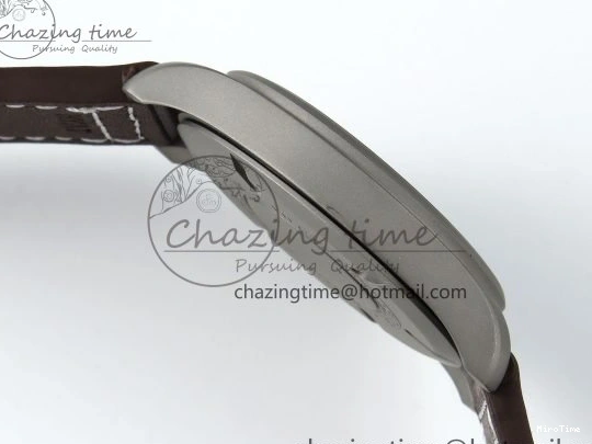 MIROTIME 0515 Pilot Mark XVIII Titanium BLSF 1:1 Best Edition Black Dial on Brown Leather Strap MIYOTA Popular 7020